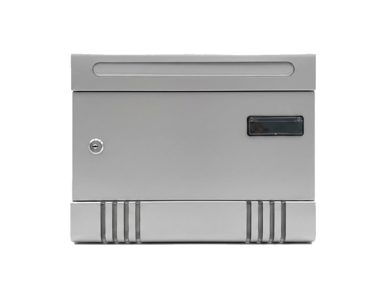 boxob cassetta postale da esterno luxury large silver 1 comparto ean 8055594872313