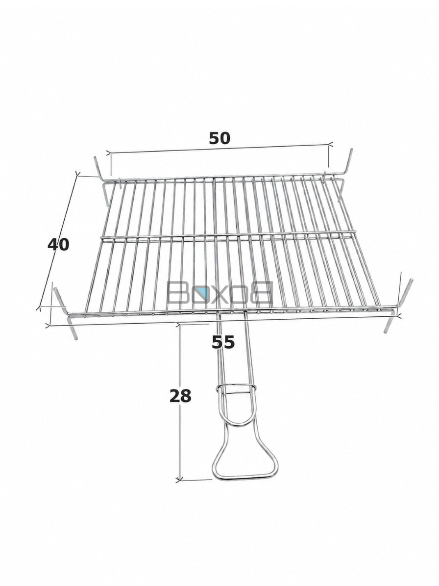 arde doppia griglia in acciaio con piedini per barbecue ean 8055594872115