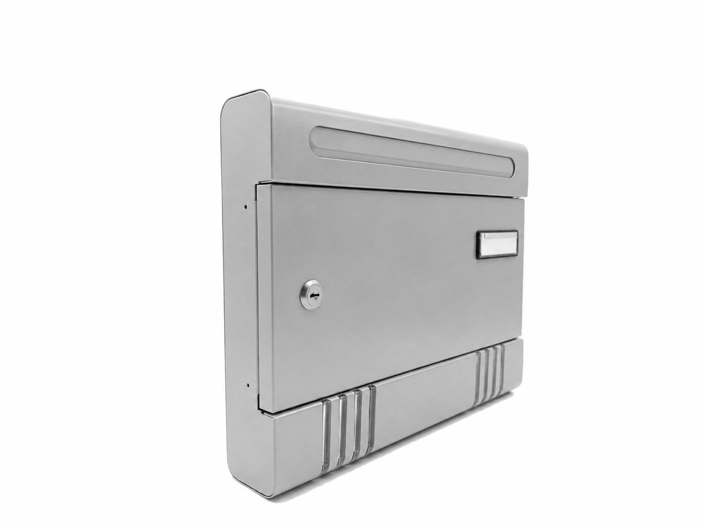 boxob cassetta postale da esterno luxury large silver 1 comparto ean 8055594872313