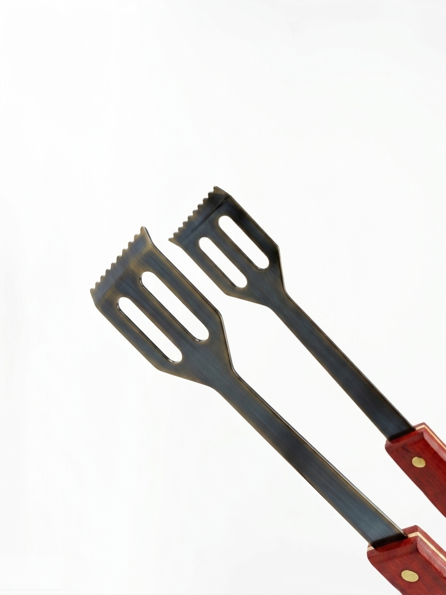 boxob kit utensili barbecue da 3 pezzi in acciaio inox con manico in legno ean 8055594872320