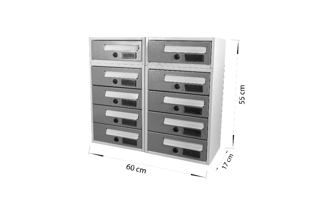 boxob cassetta postale da esterno imperium 983 biancogrigio ean 8057724191776