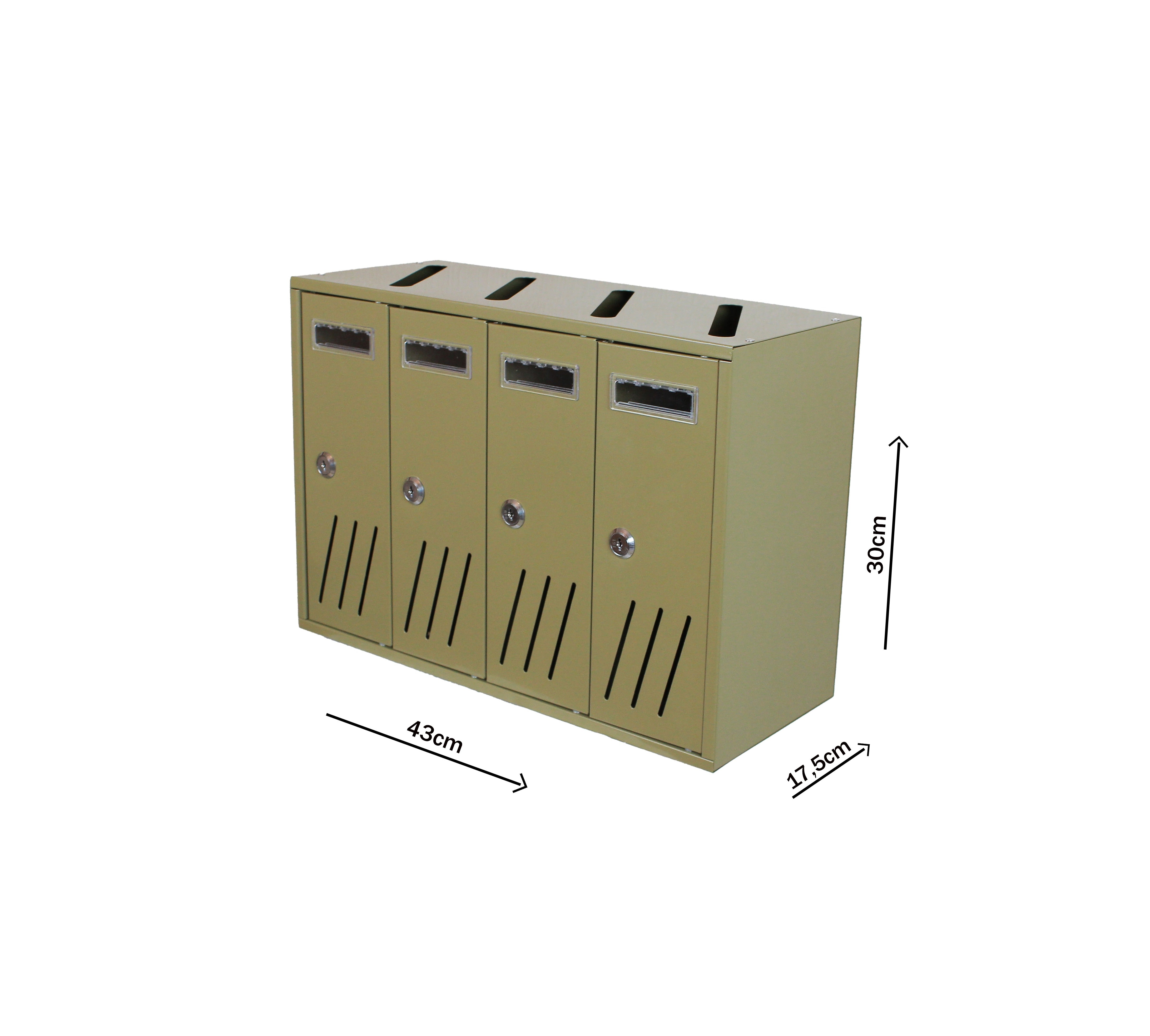 boxob cassetta postale da interno serenity 800 giallo senape ean 8057724192711