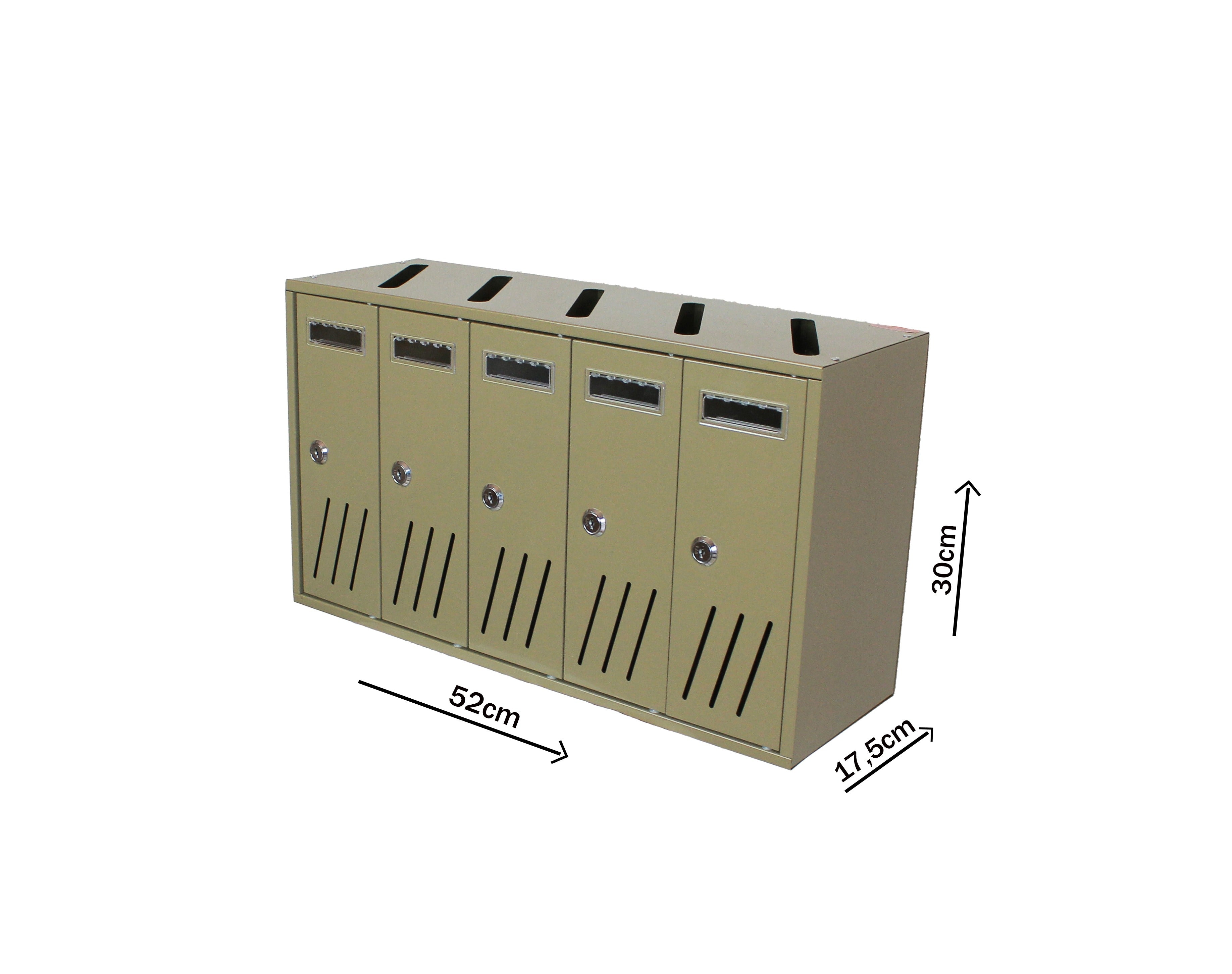 boxob cassetta postale da interno serenity 800 giallo senape ean 8057724192711