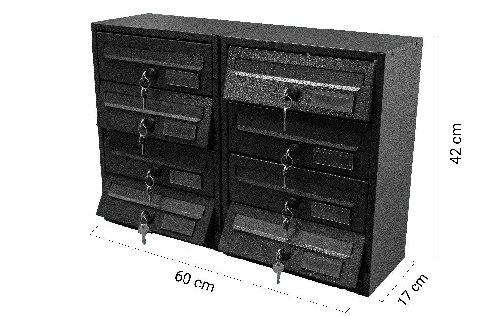 boxob cassetta postale da esterno imperium 983 neronero ean 8057724190007