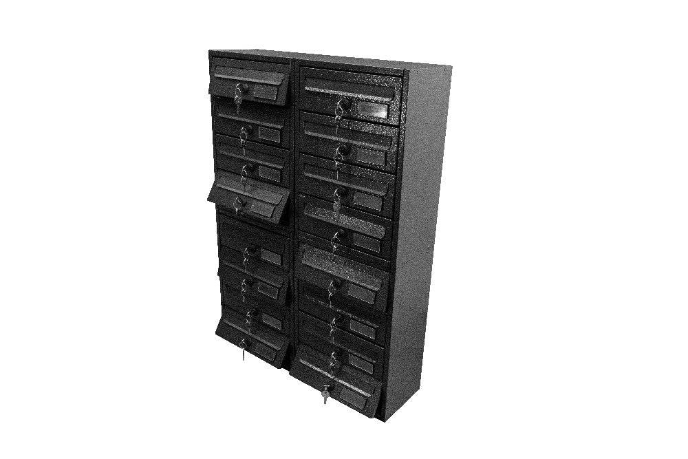 boxob cassetta postale da esterno imperium 983 neronero ean 8057724190007